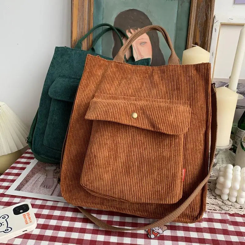 Corduroy Handbag