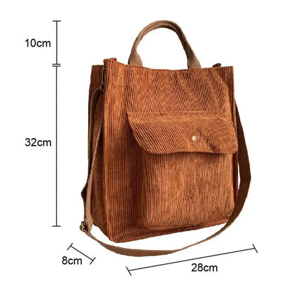 Corduroy Handbag