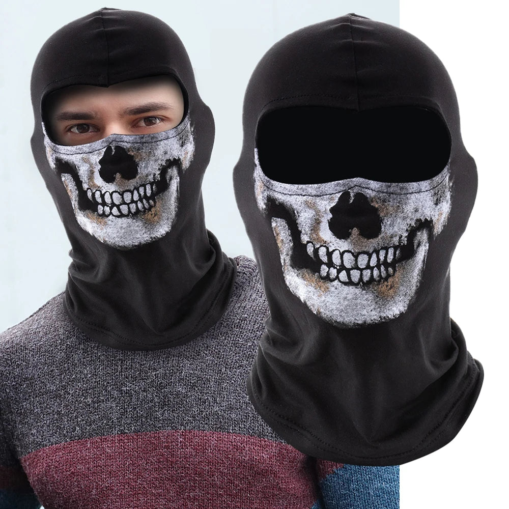 Máscara de calavera para motociclismo, esquí, ciclismo y cosplay