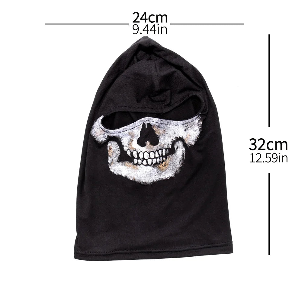 Máscara de calavera para motociclismo, esquí, ciclismo y cosplay