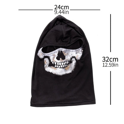 Skull Mask for Motorcycle, Skiing, Cycling, and Cosplay