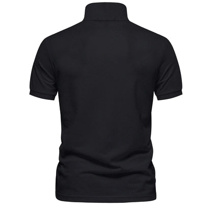 Short-Sleeve Cotton Polo Shirt