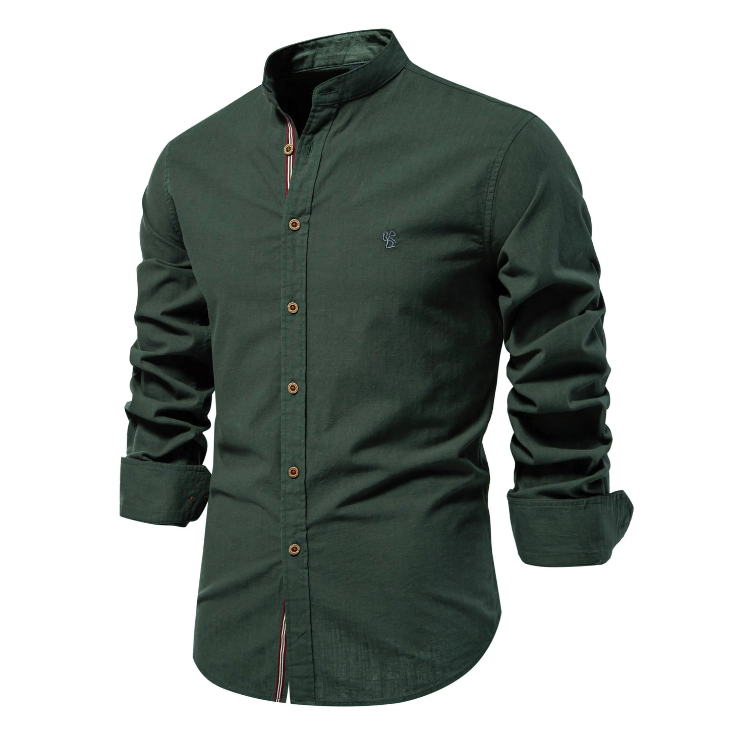 Men's Premium Cotton Long Sleeve Solid Shirt – Casual & Stylish