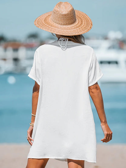 Ruffled beach dress